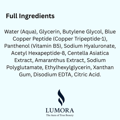 LUMORA™ Copper Peptide Serum