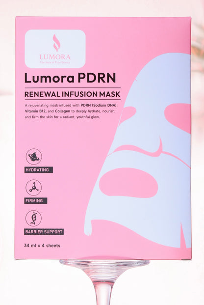 LUMORA PDRN Renewal Infusion Mask 34ml x 4 sheets